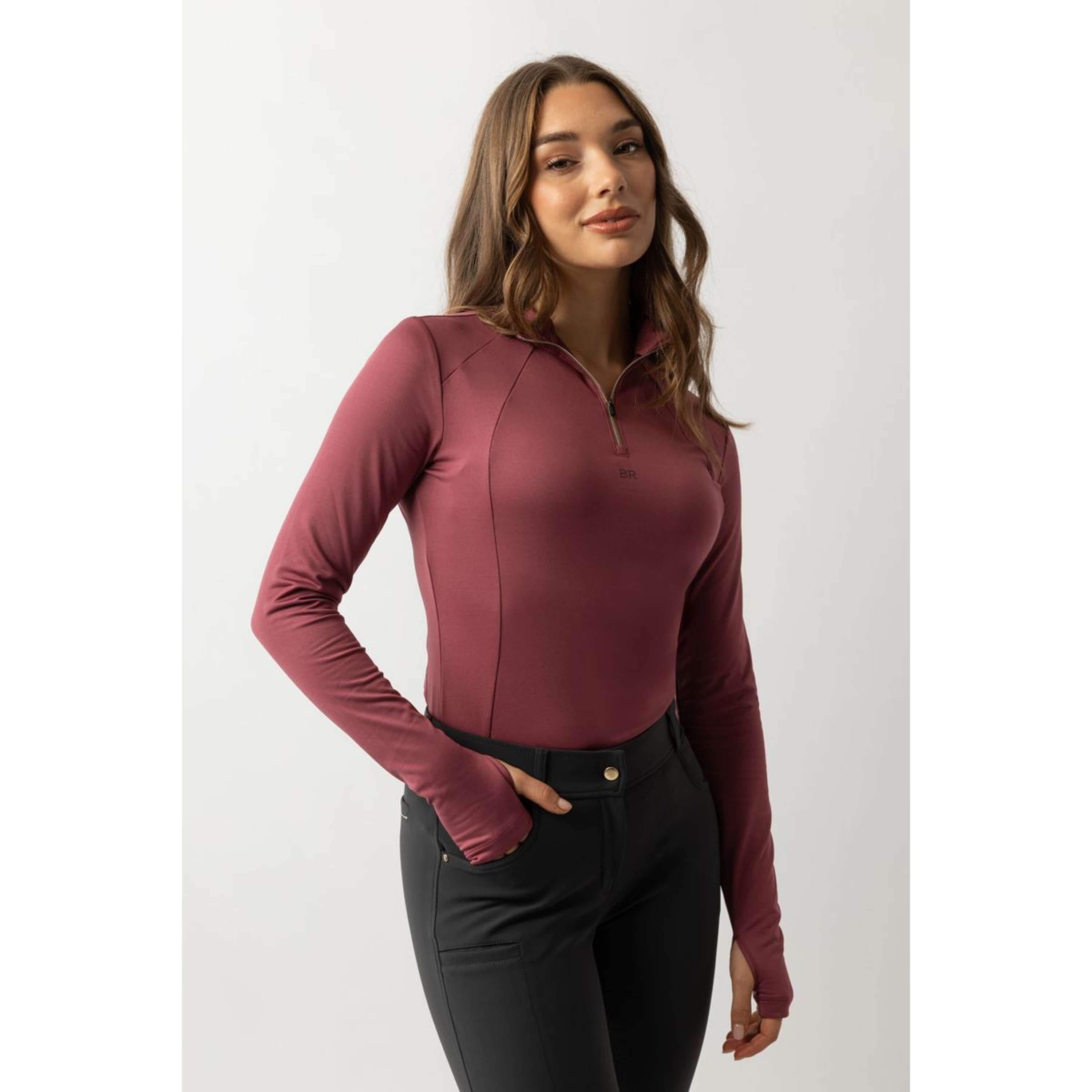 BR Shirt Lieke Damen Maroon