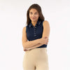 BR Polo Shirt Kiki Ärmellos Pageant Blue