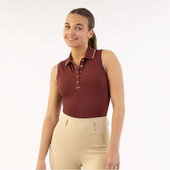 BR Polo Shirt Kiki Ärmellos New Maroon
