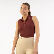 BR Polo Shirt Kiki Ärmellos New Maroon