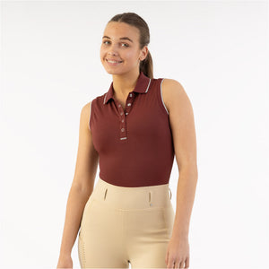 BR Polo Shirt Kiki Ärmellos New Maroon