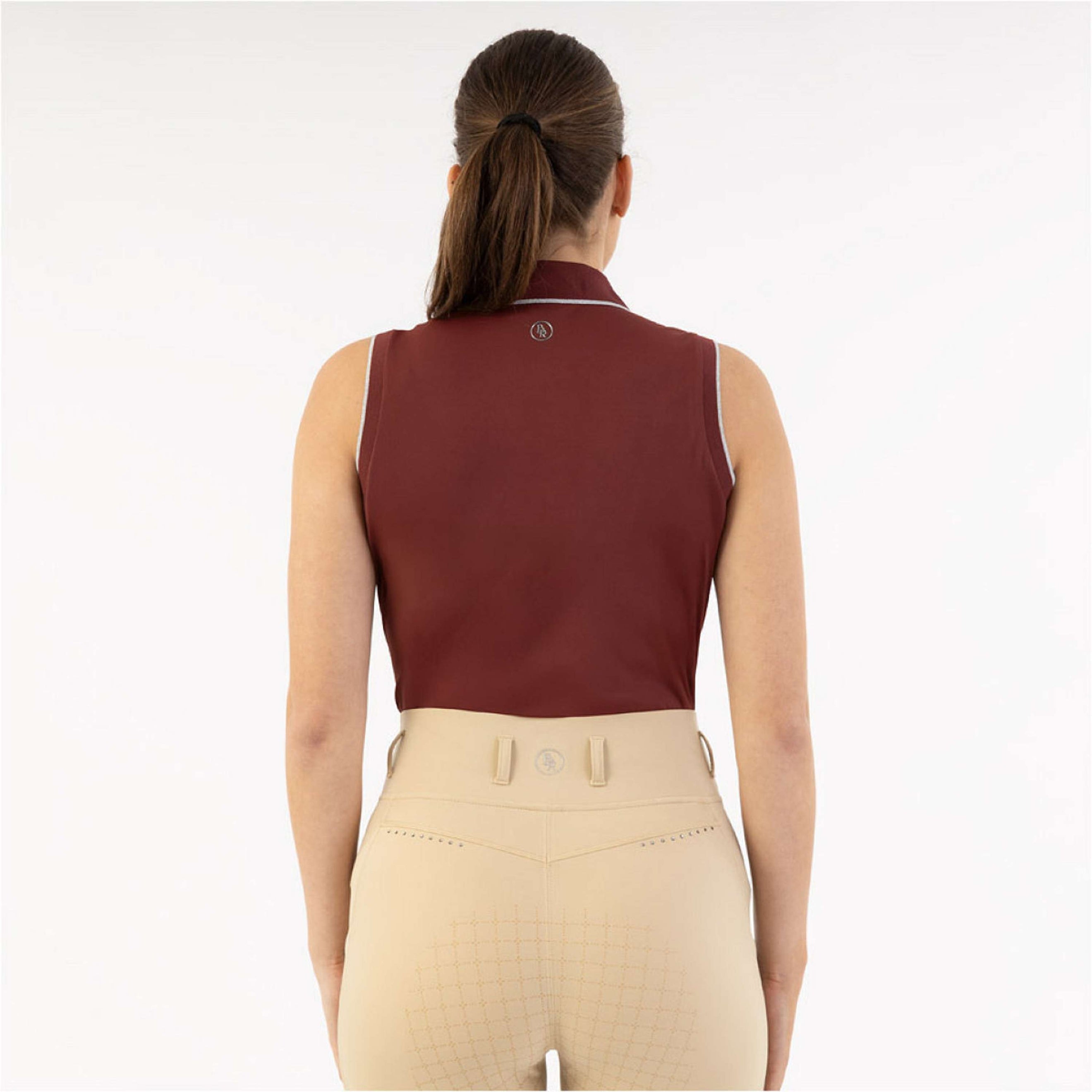 BR Polo Shirt Kiki Ärmellos New Maroon BR Polo Shirt Kiki Ärmellos New Maroon