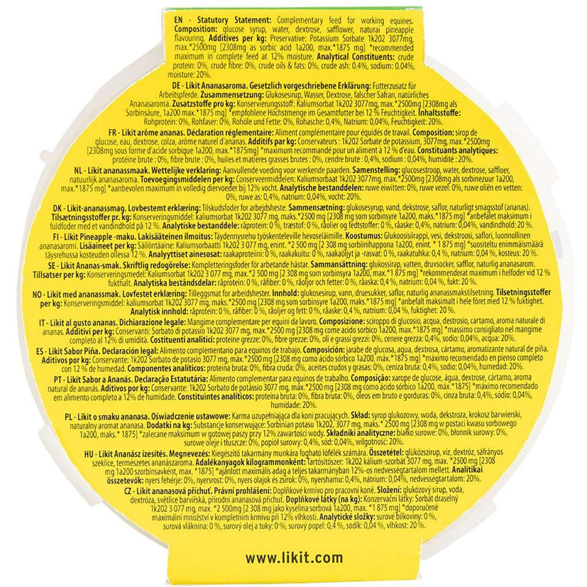 Likit Leckstein-Runde Pineapple