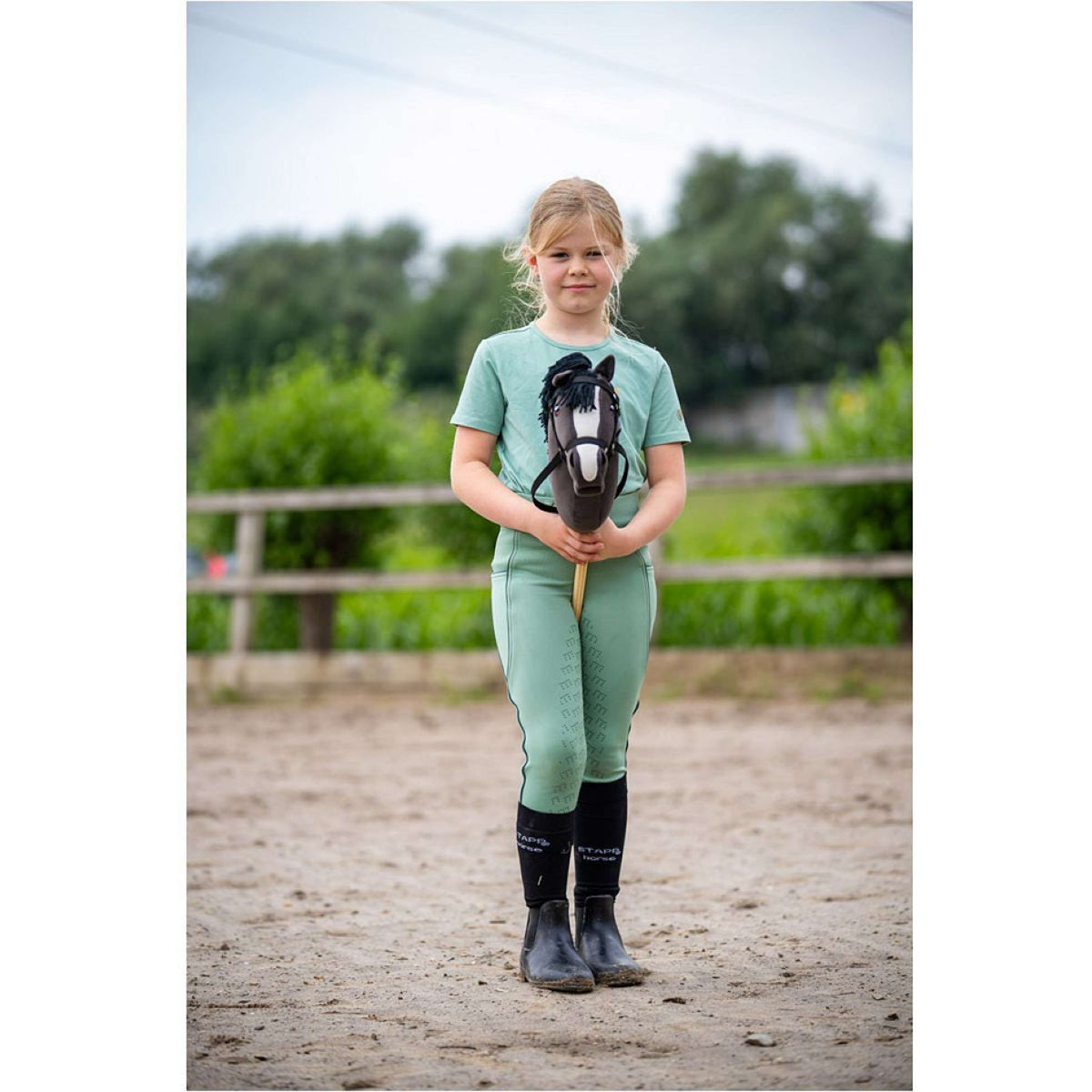 BR Mini Horse Steckenpferd Schwarz