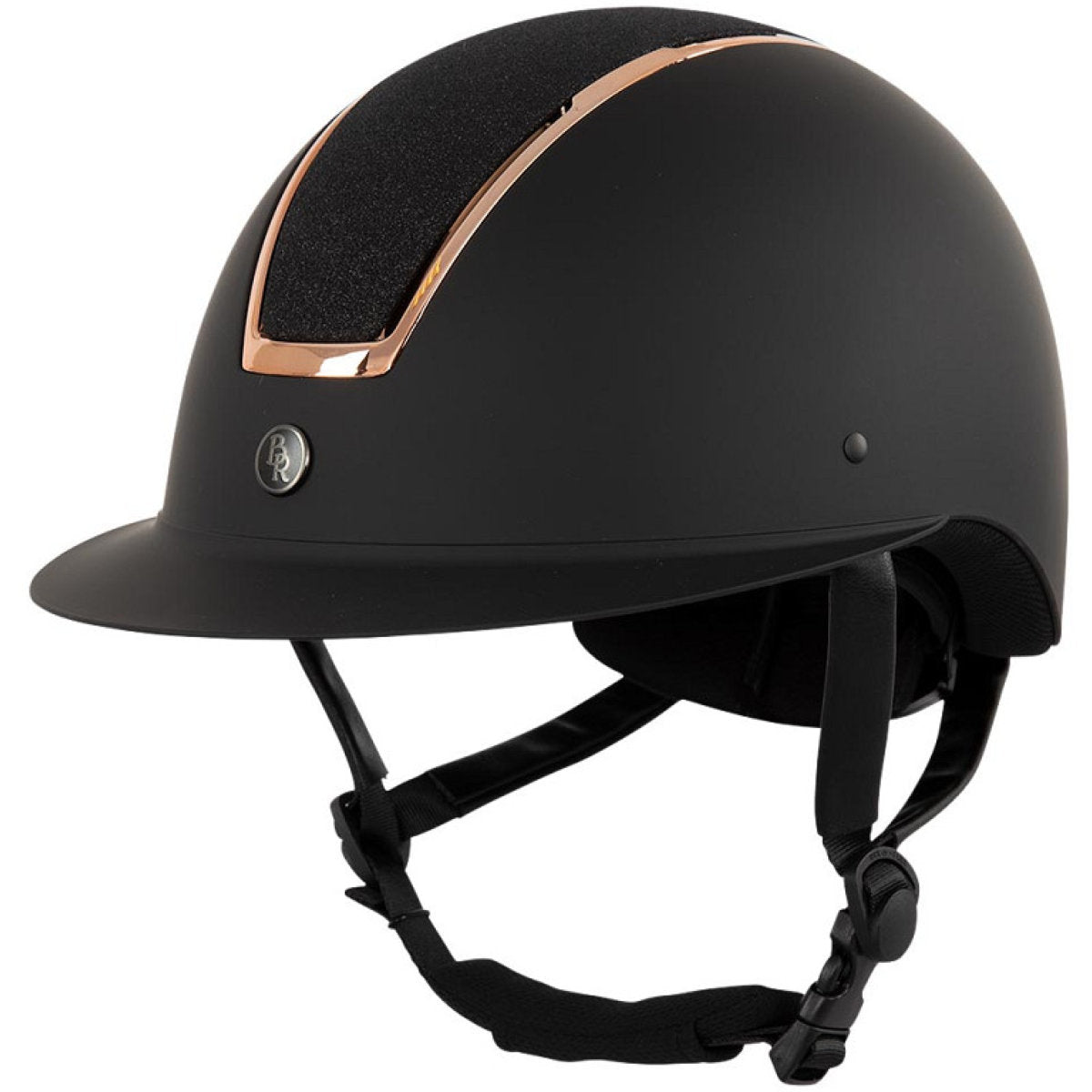 BR Reithelm Omega Painted Glitter Schwarz/Rosa