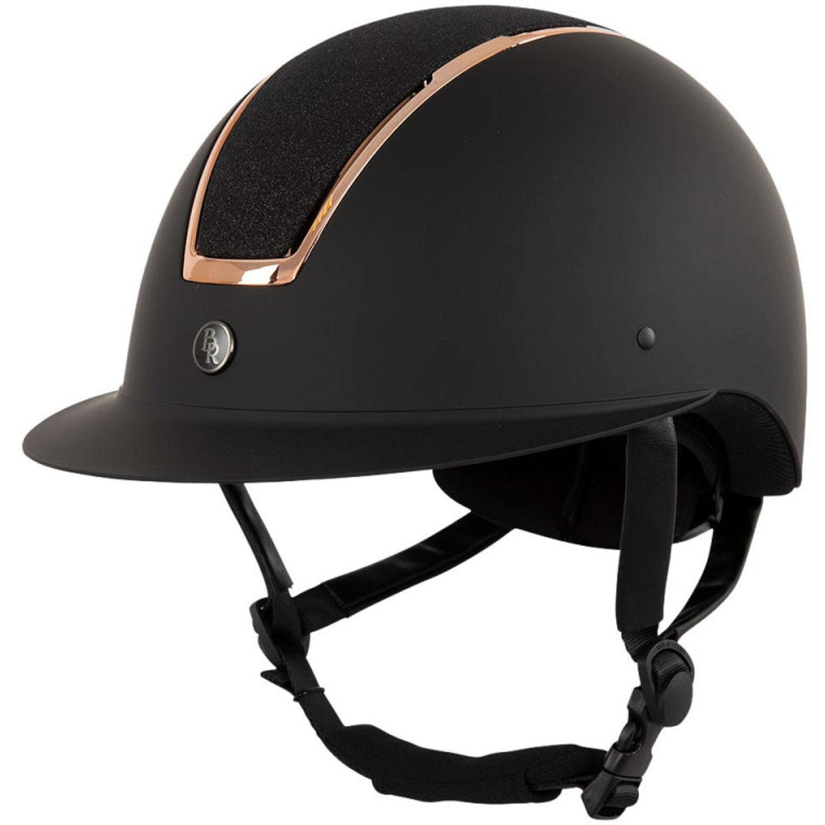 BR Reithelm Omega Painted Glitter Schwarz/Rosa