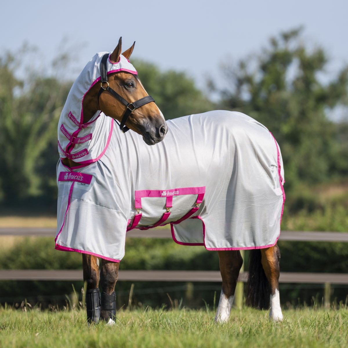 Bucas Buzz-Off X Full Neck Blue/Blossom