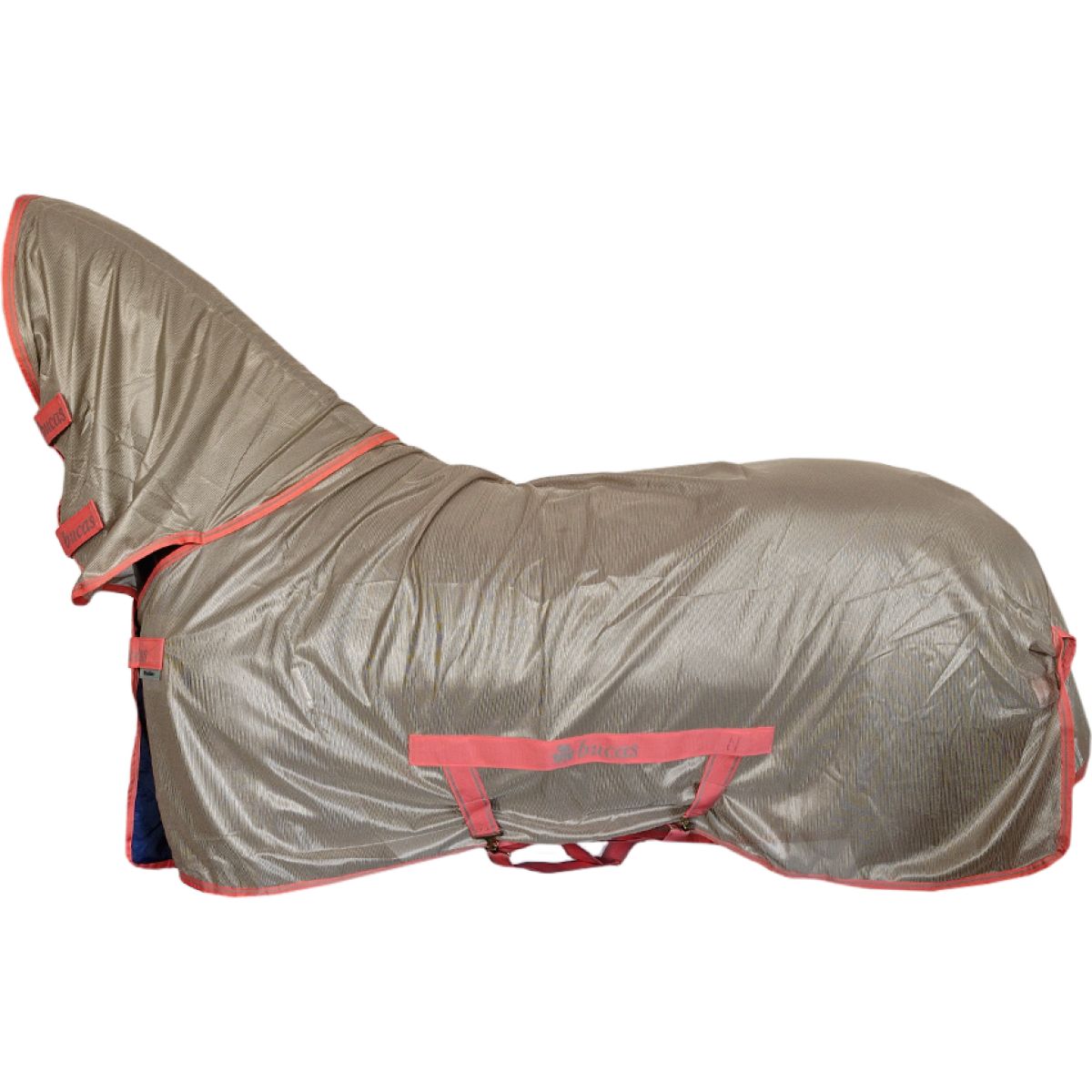 Bucas Freedom Fly Sheet Full Neck Hazelnut