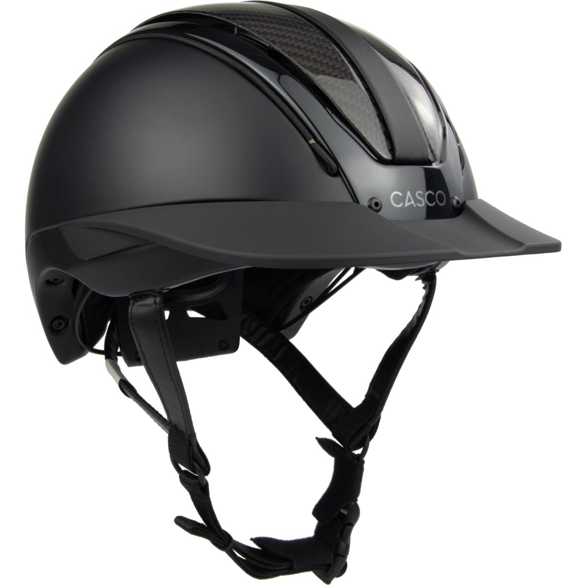 Casco Reithelm Duell One Carbon Black