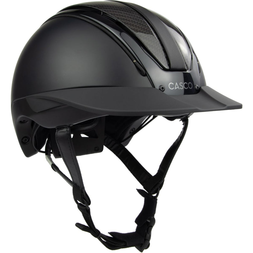 Casco Reithelm Duell One Carbon Black