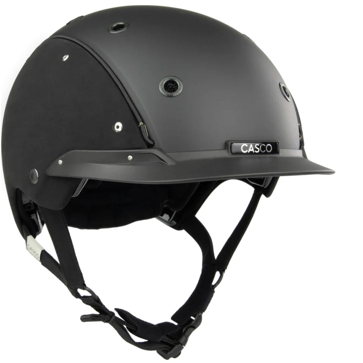 Casco Reithelm Champ Embellis Black