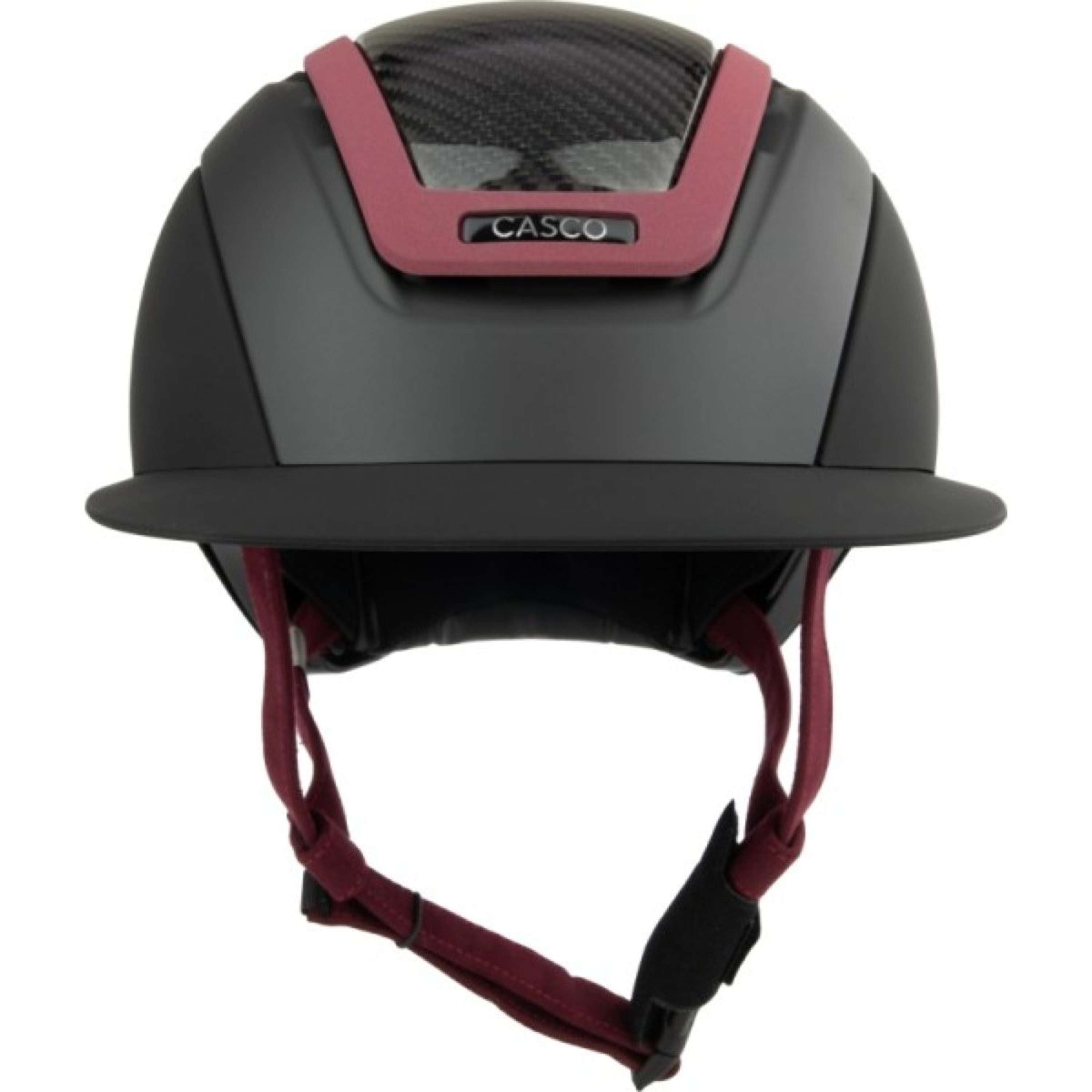 Casco Reithelm Elite Carbon Burgundy