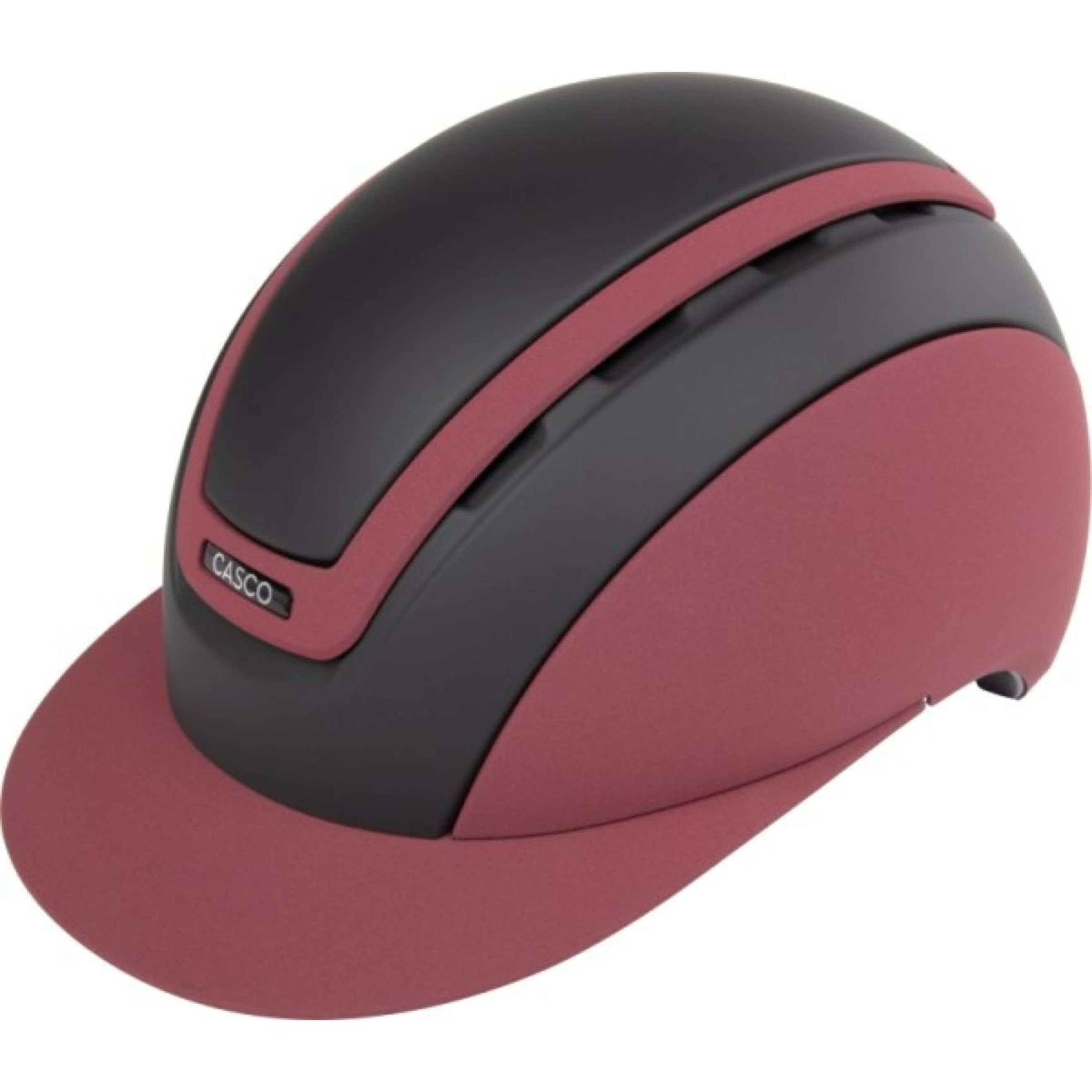 Casco Reithelm Elite Zwart/Wijnrood