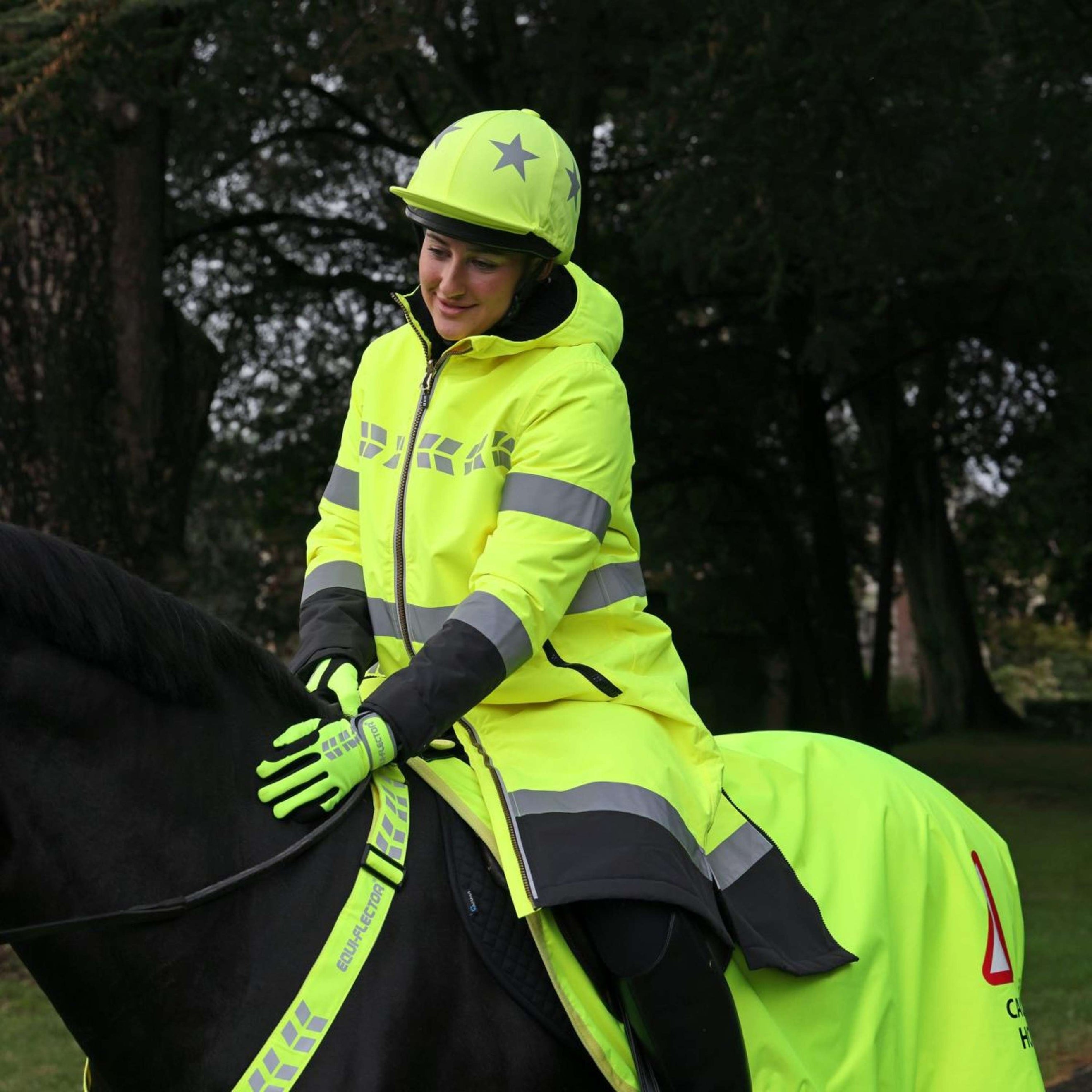 Equi-Flector by Shires Jacke All Weather Gelb