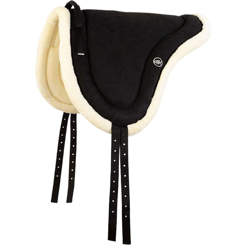 BR Bareback Pad Artificial Fur Schwarz