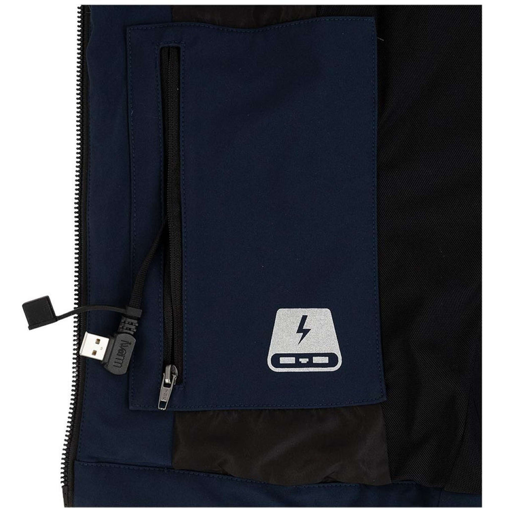 WHIS Heizweste Softshell Coach Dark Navy