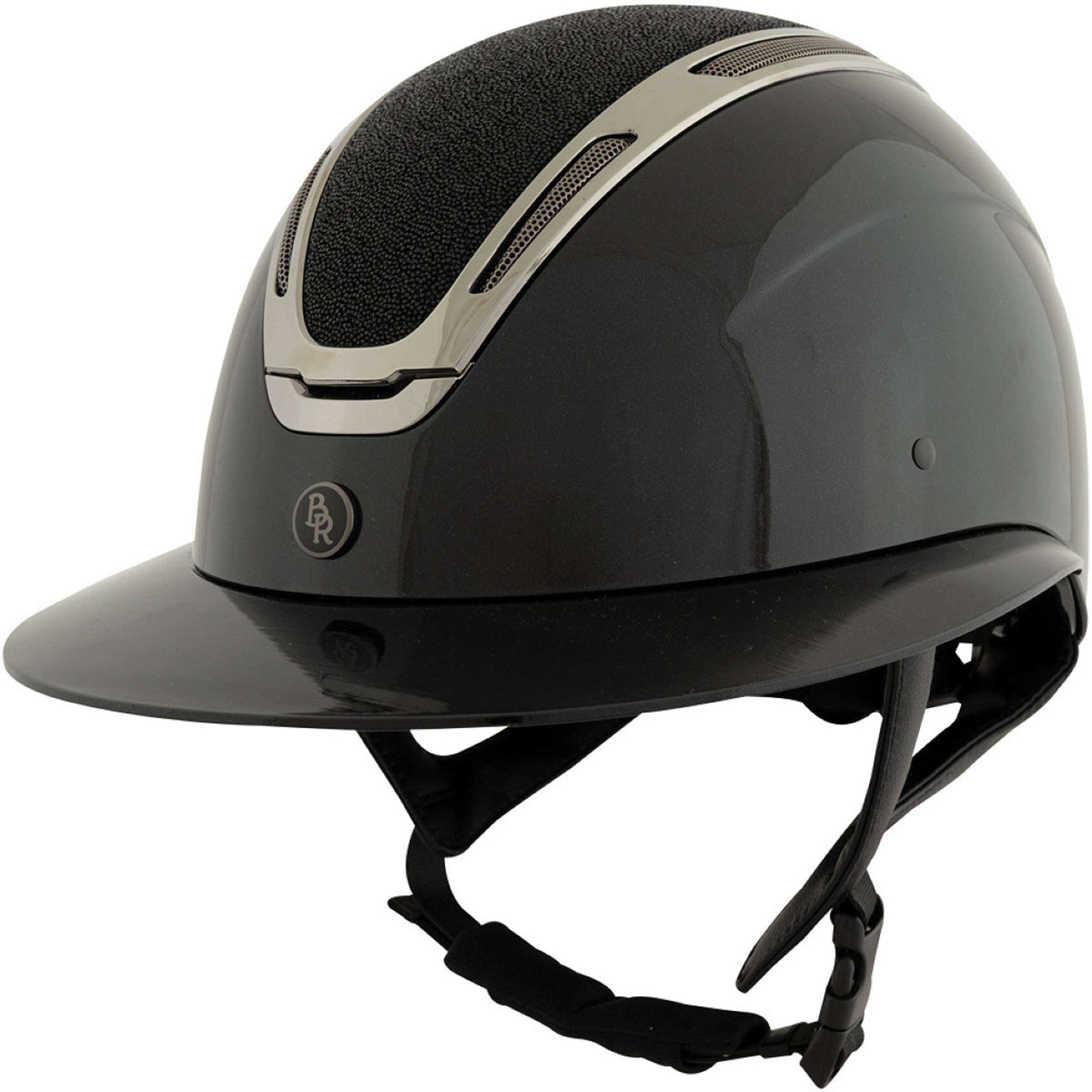 BR Reithelm Zeta Lumina Polo Schwarz/Gunmetal
