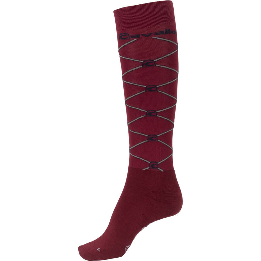 Cavallo Socken CavalSioux Dunkelrot