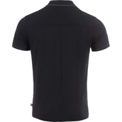 Cavallo Poloshirt Caval Pique Herren Schwarz