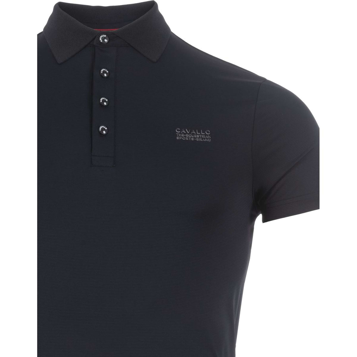 Cavallo Poloshirt Caval Funtional Herren Schwarz