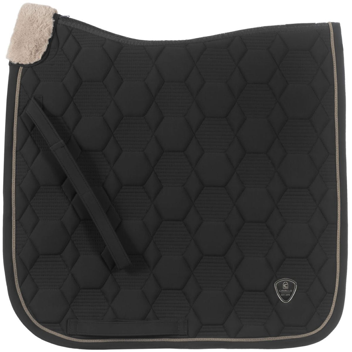 Cavallo Schabracke Cavalpino Dressur Schwarz