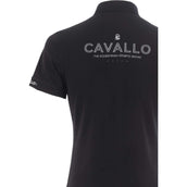 Cavallo Poloshirt Caval Cotton Schwarz