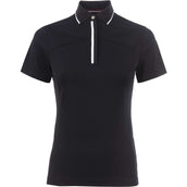 Cavallo Poloshirt Caval Pique Schwarz