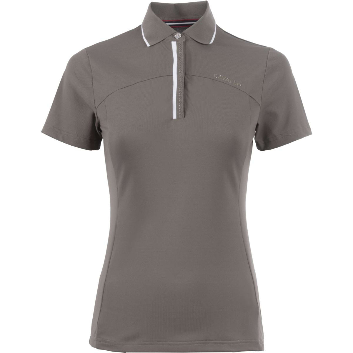 Cavallo Poloshirt Caval Pique Sepia Olive