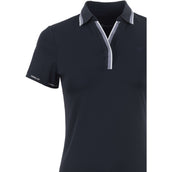 Cavallo Poloshirt Caval Pique V-Neck Dunkelblau