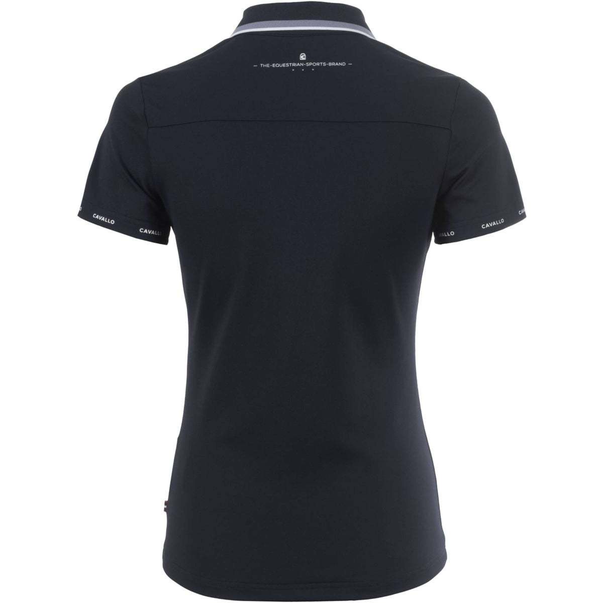 Cavallo Poloshirt Caval Pique V-Neck Dunkelblau