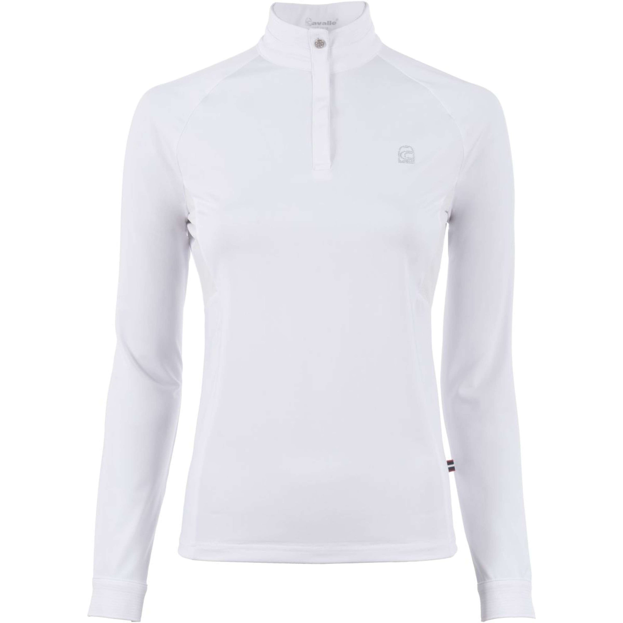 Cavallo Shirt Caval UV Halfzip Weiß