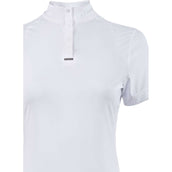 Cavallo Turniershirt Caval Halfzip Weiß