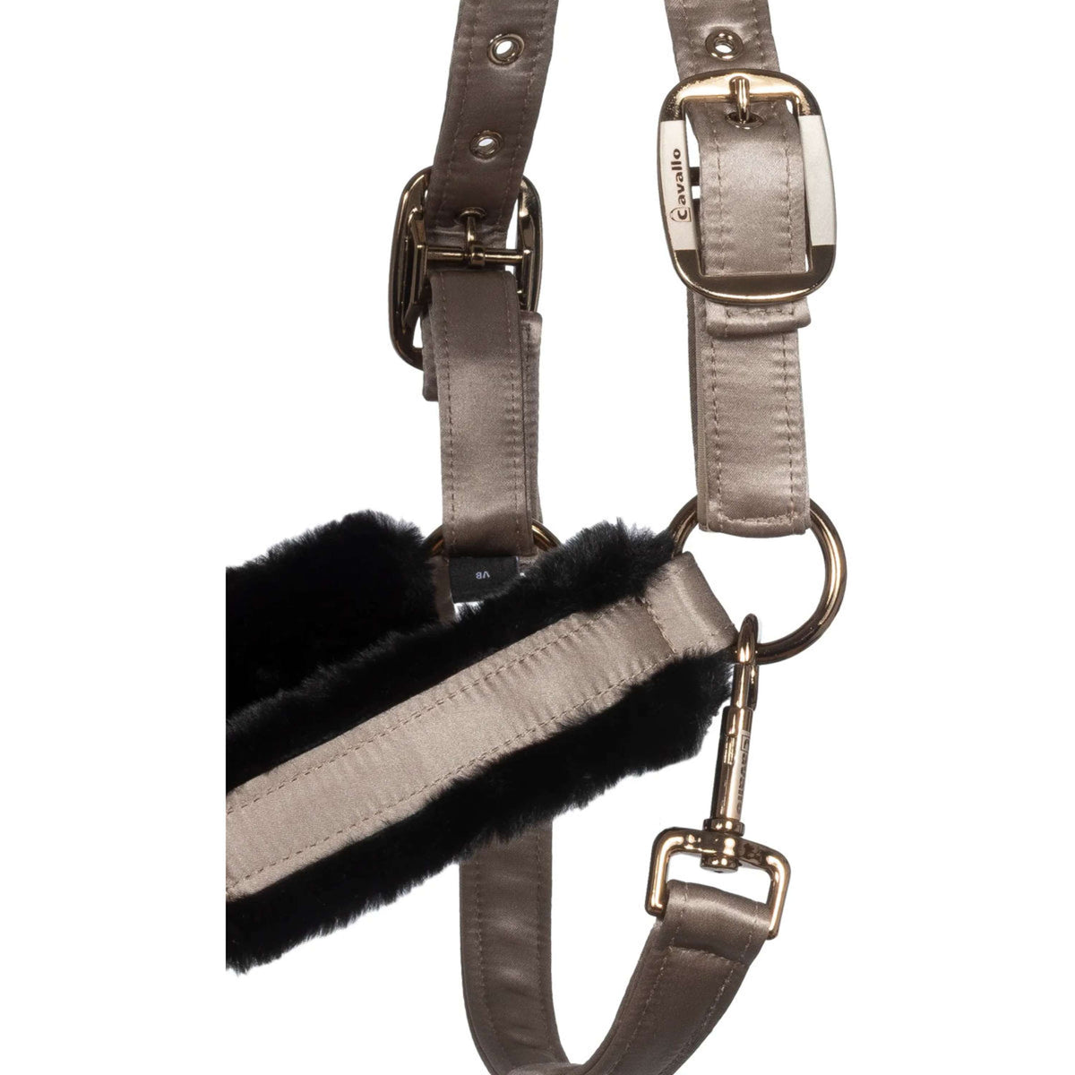 Cavallo Halfter CavalJero mit Fell Latte