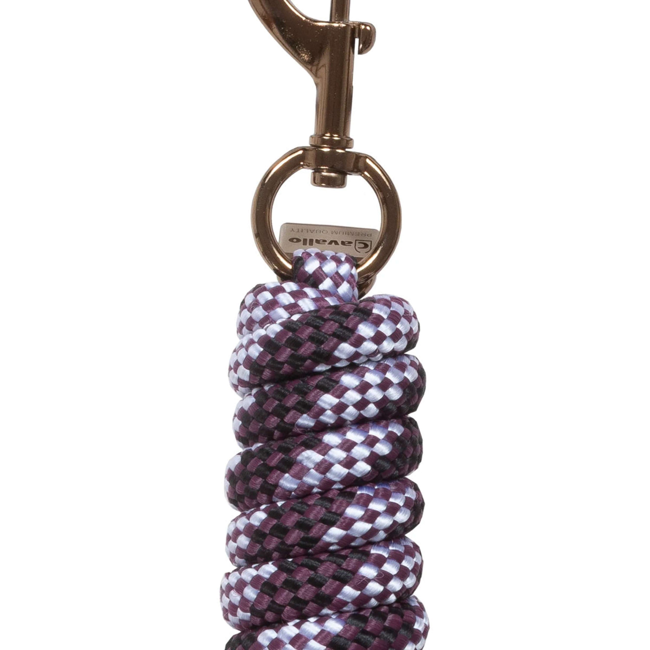 Cavallo Führstrick CavalJace mit Karabinerhaken Dusty Plum Cavallo Führstrick CavalJace mit Karabinerhaken Dusty Plum
