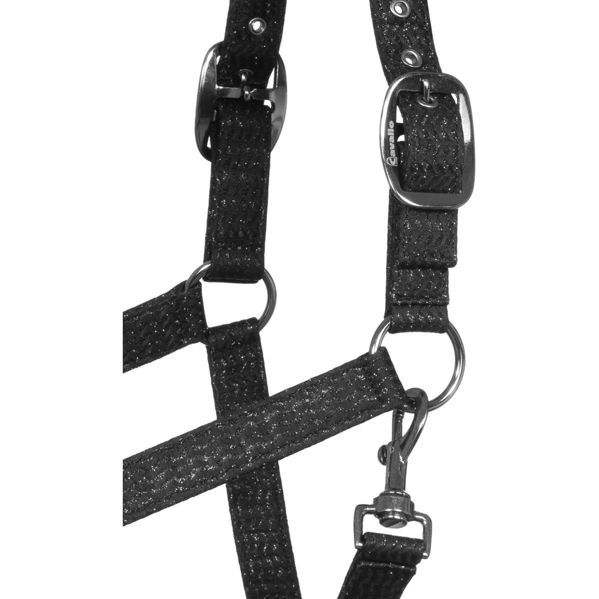 Cavallo Halfter CavalRose Schwarz