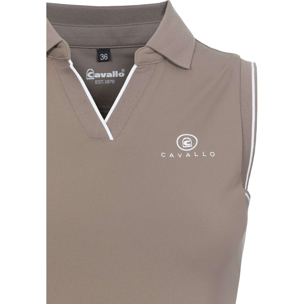 Cavallo Top CavalBua Ärmellos Mocha Latte