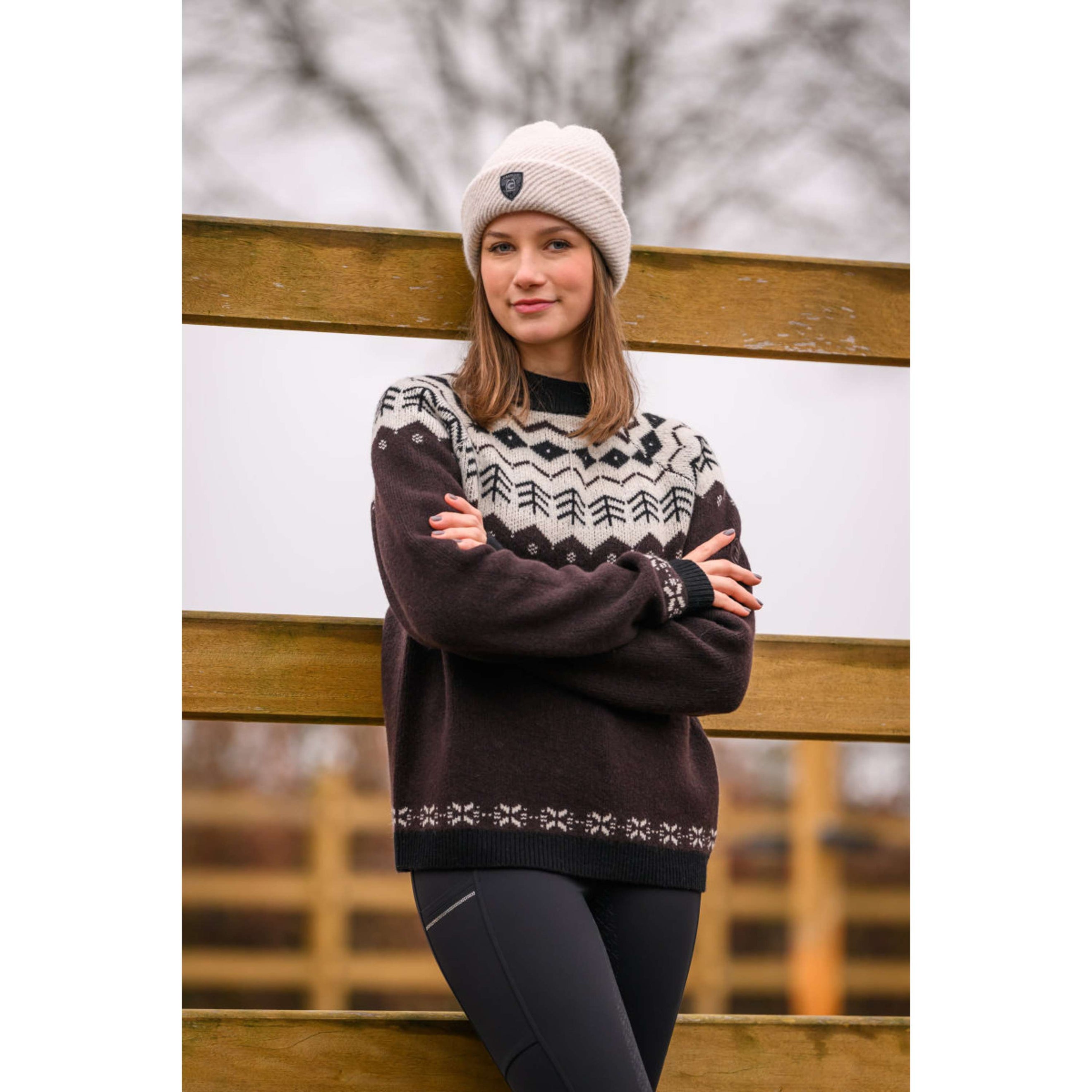 Cavallo Pullover CavalDena Café Noir Cavallo Pullover CavalDena Café Noir