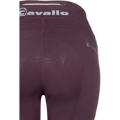Cavallo Reitleggings CavalLin Grip Rl Full Grip Dusty Plum