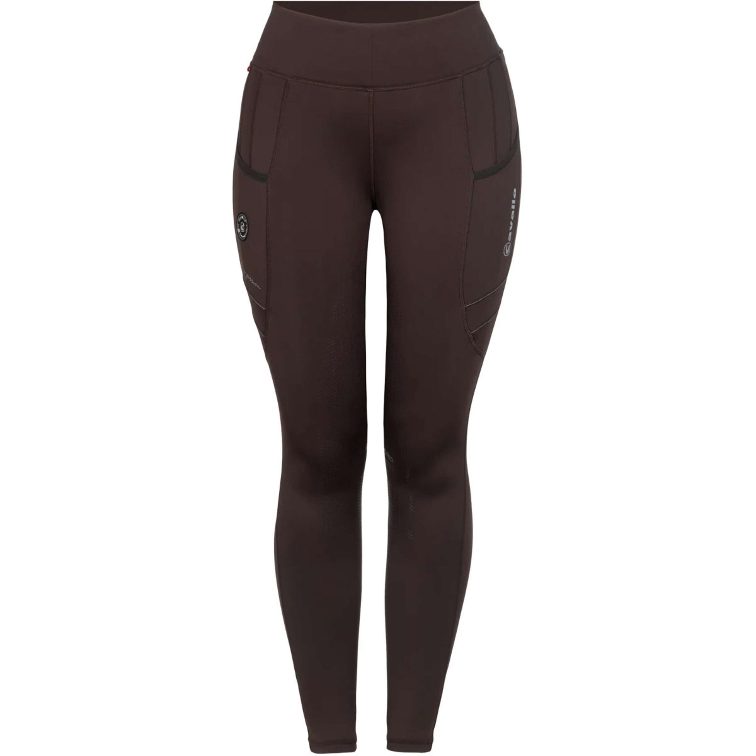 Cavallo Reitleggings CavalLin Grip Rl Full Grip Café Noir