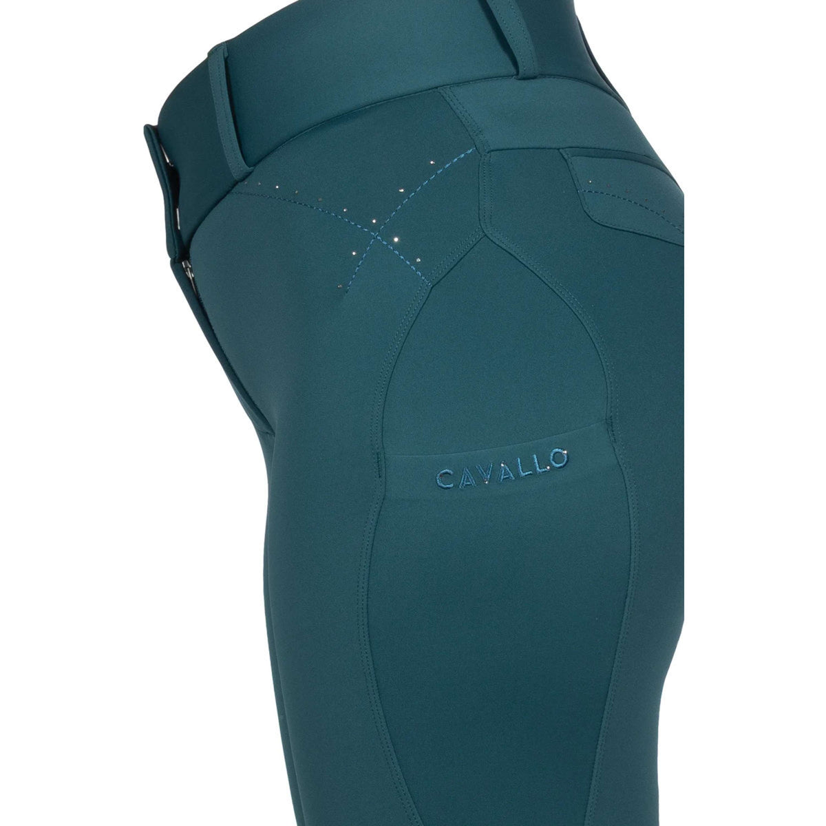 Cavallo Reithose CavalCandera Grip Mobile Full Grip Dark Peacock
