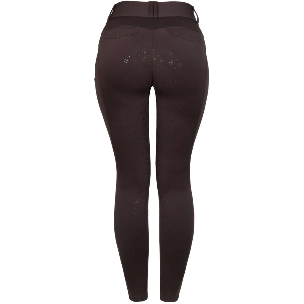 Cavallo Reithose CavalCandera Grip Mobile Full Grip Café Noir