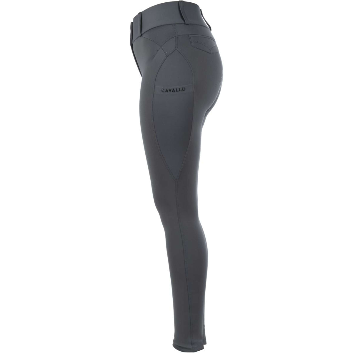 Cavallo Reitleggings CavalCandera Grip Mobile Silver Pine