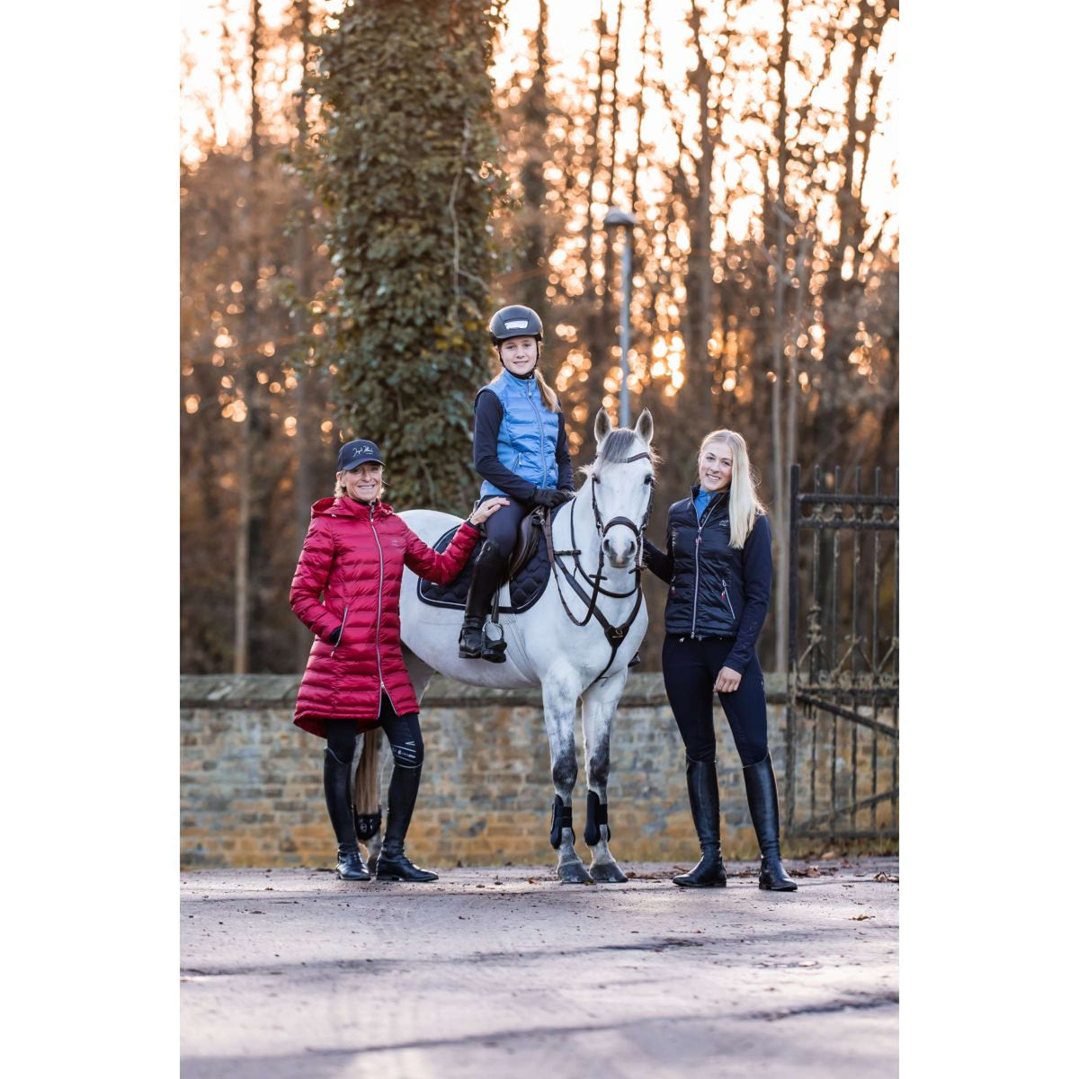 Cavallo Ingrid Klimke Weste CavalKiki Blue Ciel