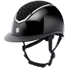 Charles Owen Reithelm Kylo Crystal Wide Peak Black Gloss/Chrome