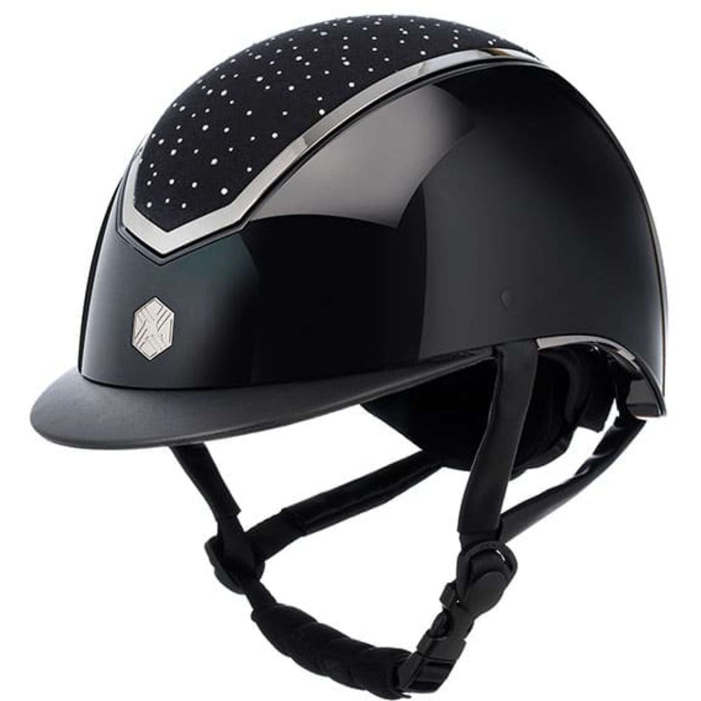 Charles Owen Reithelm Kylo Crystal Black Gloss/Chrome