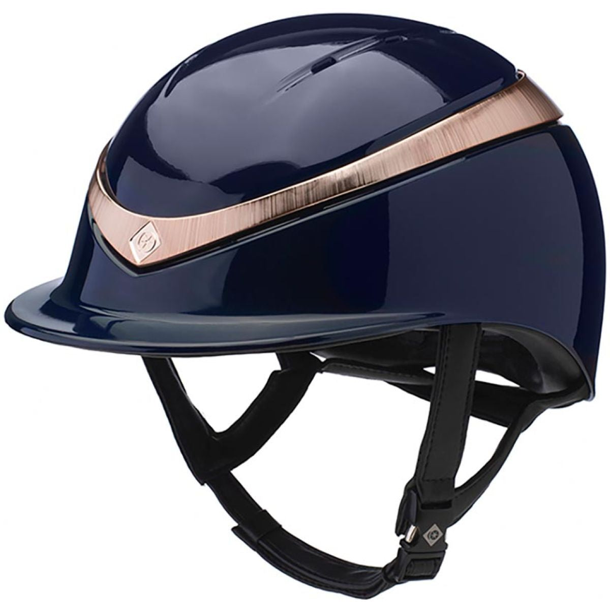 Charles Owen Reithelm Halo Navy/Rosegold Gloss