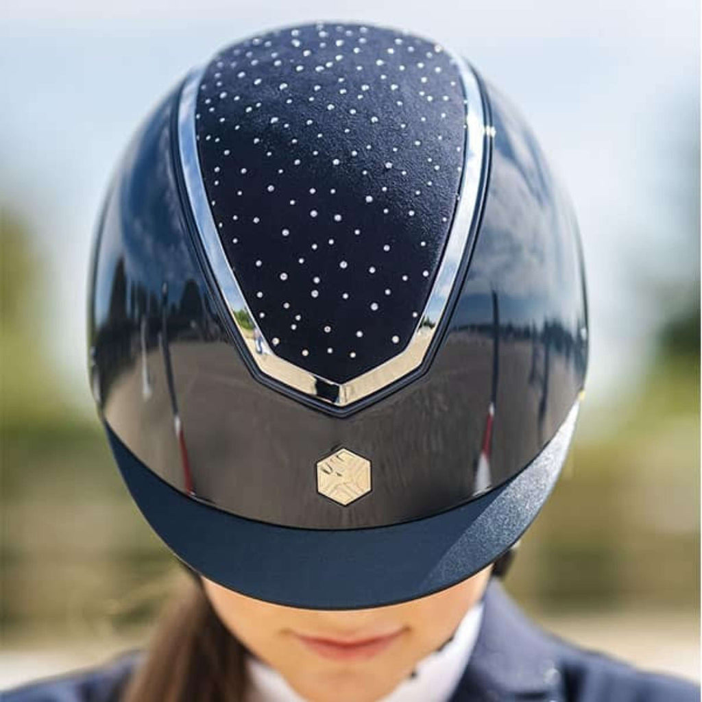 Charles Owen Reithelm Kylo Crystal Navy Gloss/Silver