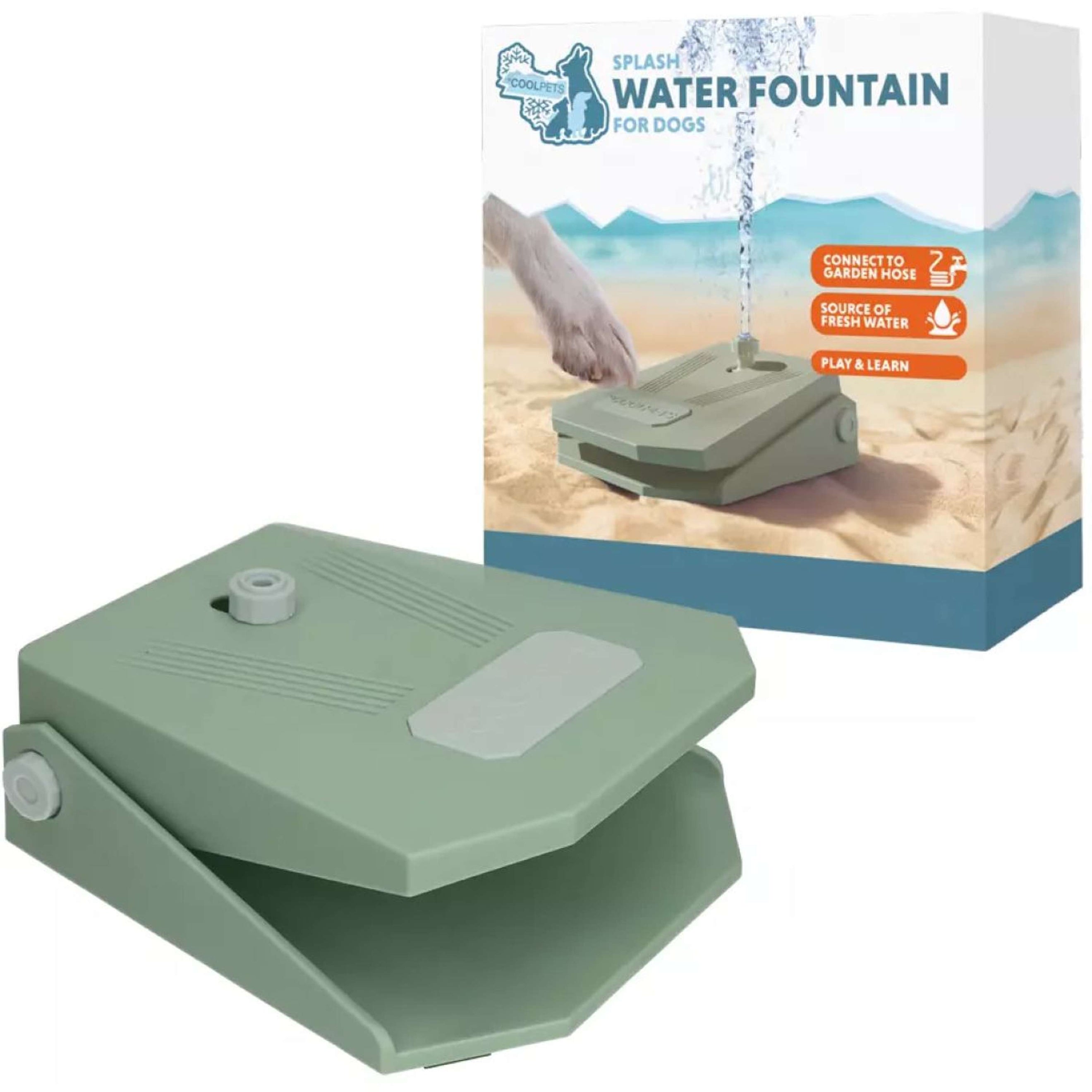 CoolPets Brunnen Splash Aqua Olivgrün CoolPets Brunnen Splash Aqua Olivgrün