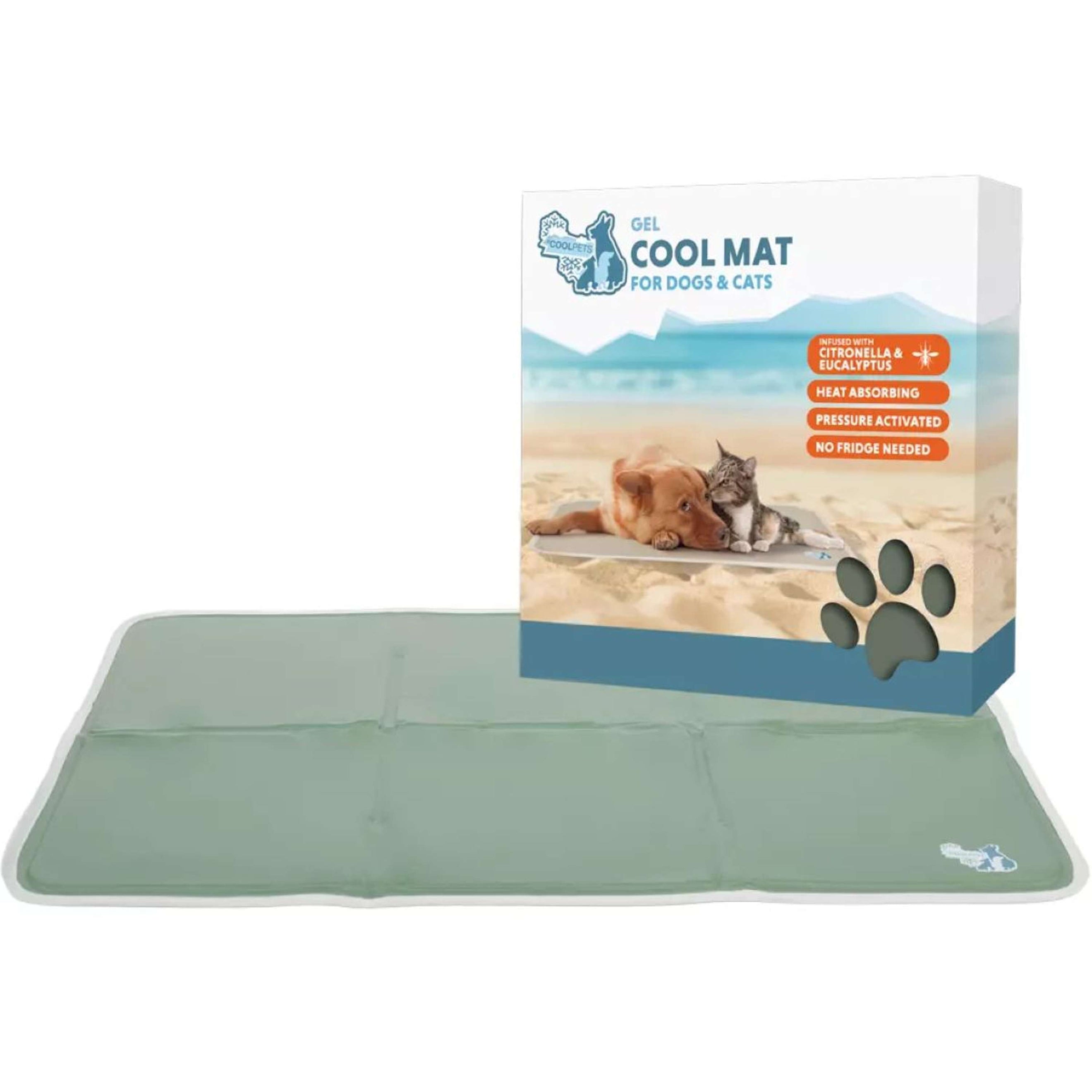 CoolPets Kühlmatte Gel Olivgrün CoolPets Kühlmatte Gel Olivgrün