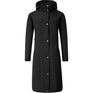 Covalliero Lange Regenjacke SS25 Schwarz